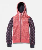 КУРТКА ТРИК Ж VOLCOM STONE DOT FLEECE FIRECRACKER