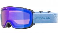 Очки горнолыжные Alpina Nakiska QHM Grey/Sky Blue/Blue