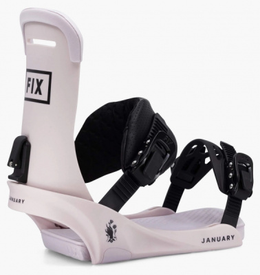 Крепления для сноуборда женские FIX January Pink Крепления для сноуборда женские FIX January Pink