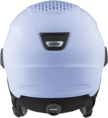 Горнолыжный шлем с визором Alpina Alto Q-Lite Lilac-Black Matt от магазина Адреналин