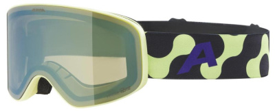 Очки горнолыжные Alpina Fernie Sunny-Lime Matt/Q-Lite Green S2