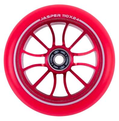 Колесо для ТРЮКОВОГО самоката TechTeam  110*24 мм, Jasper, red