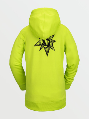 ТОЛСТОВКА Ж ТРИК VOLCOM SPRING SHRED HOODY LIME