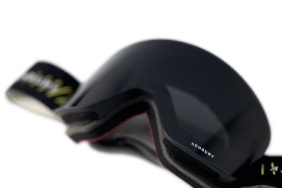 Горнолыжные очки со сменной линзой на магнитах ASHBURY HORNET FREQUENCY (DARK SMOKE/YELLOW) от магазина Адреналин