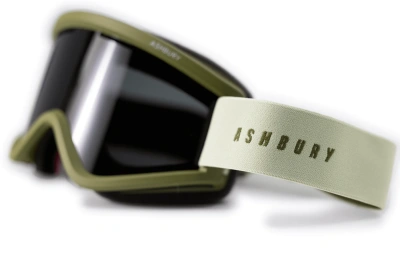 Горнолыжные очки со сменной линзой ASHBURY BLACKBIRD CANVAS (DARK SMOKE LENS/YELLOW SPARE) от магазина Адреналин