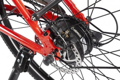 Электровелосипед  Eltreco White (Бело-зеленый-2422) от магазина Адреналин