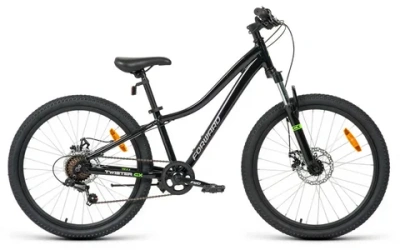 Подростковый велосипед FORWARD TWISTER CX 24 12" 2026 черный