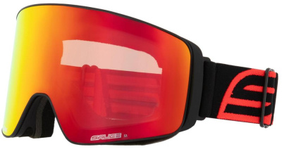 Очки горнолыжные со сменной МАГНИТНОЙ линзой Salice 106DARWF Black/Red DARW Red + Light radium 