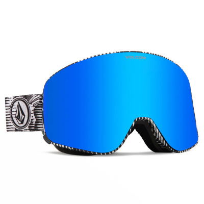 Очки горнолыжные со сменной линзой VOLCOM ODYSSEY JAMIE LYNN BLUE CHROME Lens/ YELLOW bonus lens от магазина Адреналин