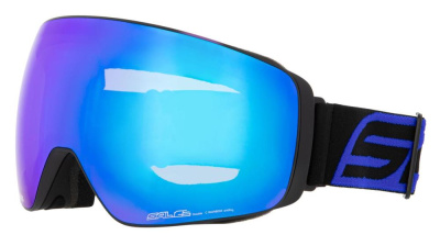 Очки горнолыжные со сменной МАГНИТНОЙ линзой Salice 108DARWF Black/Blue DARW Blue + Light radium 