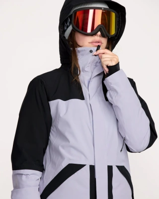 Сноубордическая женская куртка VOLCOM SHELTER 20K 3D STRETCH JACKET LAVENDER AURA от магазина Адреналин