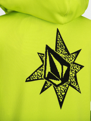 ТОЛСТОВКА Ж ТРИК VOLCOM SPRING SHRED HOODY LIME