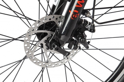 Электровелосипед  Eltreco White (Бело-зеленый-2422) от магазина Адреналин