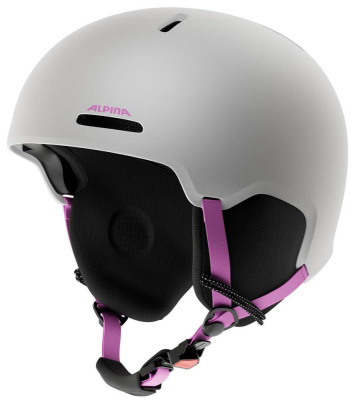 Детский горнолыжный шлем ALPINA Zupo 2 White Pink Matt