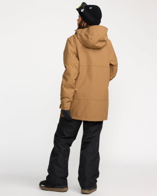 Сноубордическая женская куртка VOLCOM QC CRUISER INS PARKA BRONZE от магазина Адреналин
