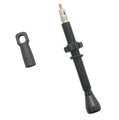 Ниппель для бескамерных колёс, AL6061, PRESTA L:60мм 1 шт. с ключом NZ-CN5