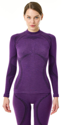 Термобелье женское Accapi кофта длинный рукав Ergowool Long Sleeve Shirt W Lent/Black