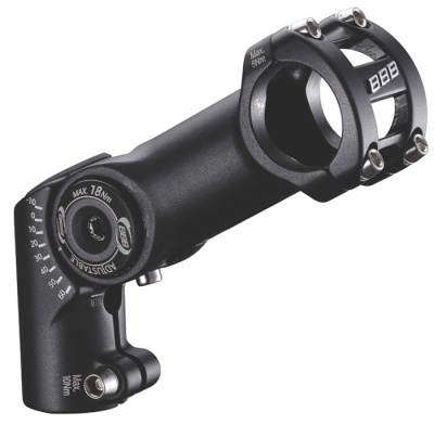 Вынос BBB BHS-35 регулируемый HighFix OS, 100mm, 31.8 черный