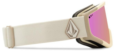 Очки горнолыжные со сменной линзой VOLCOM  ATTUNGA KHAKIEST/SAND PINK CHROME Lens/YELLOW bonus lens от магазина Адреналин