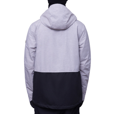 Сноубордическая куртка 686 MNS SMARTY 3-IN-1 FORM JACKET WHITE HEATHER CLRBLK от магазина Адреналин
