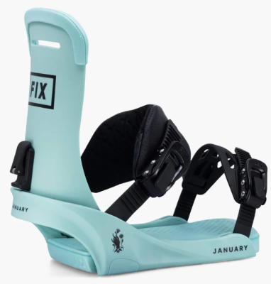 Крепления для сноуборда женские FIX January Teal Крепления для сноуборда женские FIX January Teal